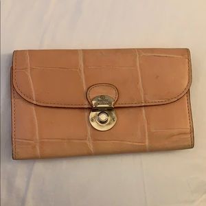 Dooney & Bourke leather tri-cold wallet